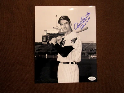 FOTO DE COLECCIÓN FIRMADA AUTO ROCKY COLAVITO 4 HORAS 6-10-59 TIGRES INDIOS YANKEES JSA Foto 1 de 3
