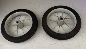 Vintage White Spoke Tricycle Wheels Solid Rubber? - Picture 1 of 12