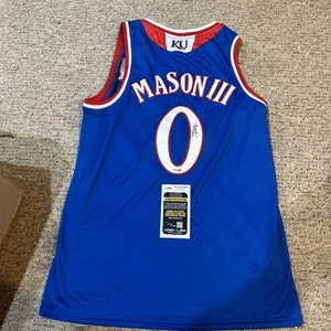KANSAS JAYHAWKS- FRANK MASON III SIGNED AUTOGRAPH JERSEY JSA COA POY - Picture 1 of 8