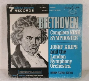 Beethoven Complete Nine Symphonies 7 LP Vinyl Record Box Set With Original Book - Picture 1 of 10