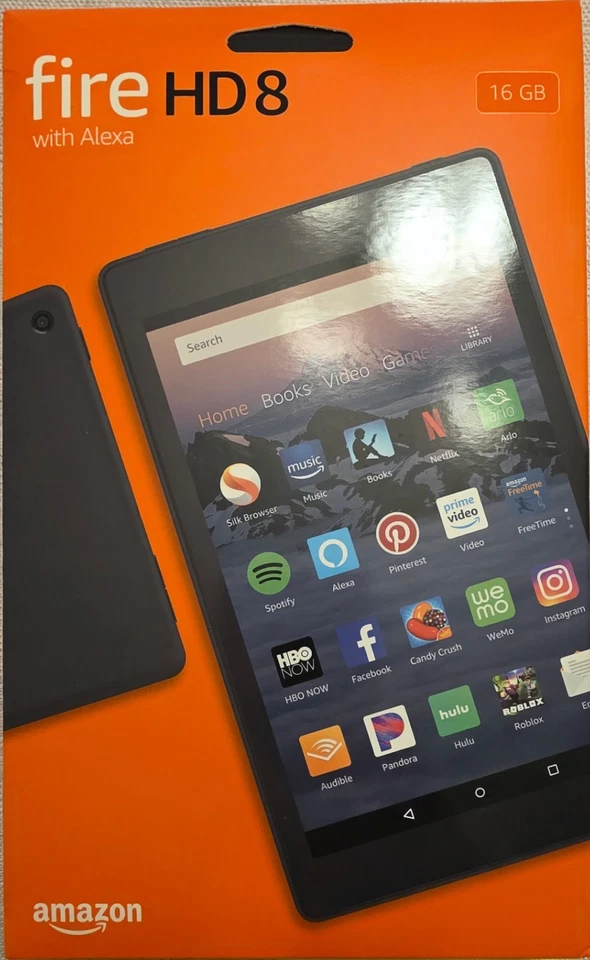 Amazon Fire HD 8 (8th Generation) 16 GB, Wi-Fi, 8 in - Black (without Special... - Image 1 of 3