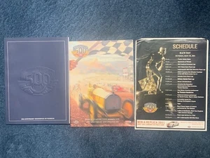 2012 Indy 500 Program 100th Annv. Yearbook, Starting Field Brochure and Schedule - Picture 1 of 2