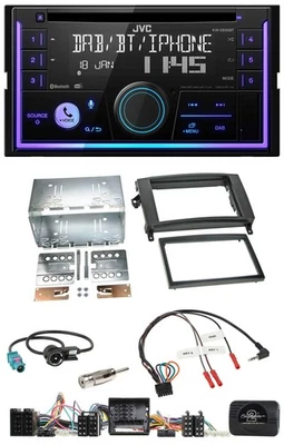 JVC Lenkrad USB 2DIN DAB Bluetooth CD Autoradio für Mercedes Vito Viano W639 Aud - Bild 1 von 4