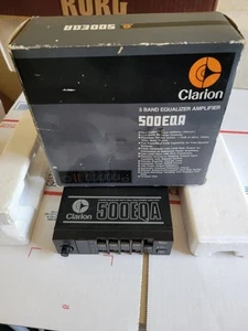 Vintage Clarion 500EQA 5-Band Graphic Equalizer Car Stereo Amplifier - Picture 1 of 14