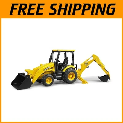 JCB MIDI CX Backhoe Loader - Realistic Construction Toy - Image 1 of 4