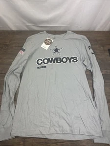 Dallas Cowboys NFL 2024 Men's Nike Salute To Service LS T-Shirt Size Small - Picture 1 of 6