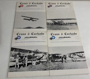 Complete 1974 Set Of Cross & Cockade Journal PB Books The Society Of World War 1 - Picture 1 of 13