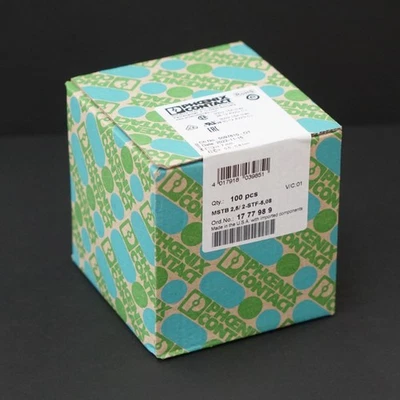 Phoenix Contact 1777989 2-Position Terminal Block Plug (QTY 100) - Image 1 of 4