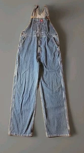 Dickies Men's Denim Bib Overall, Stone Washed  Blue, 38 x 34 - Picture 1 of 5