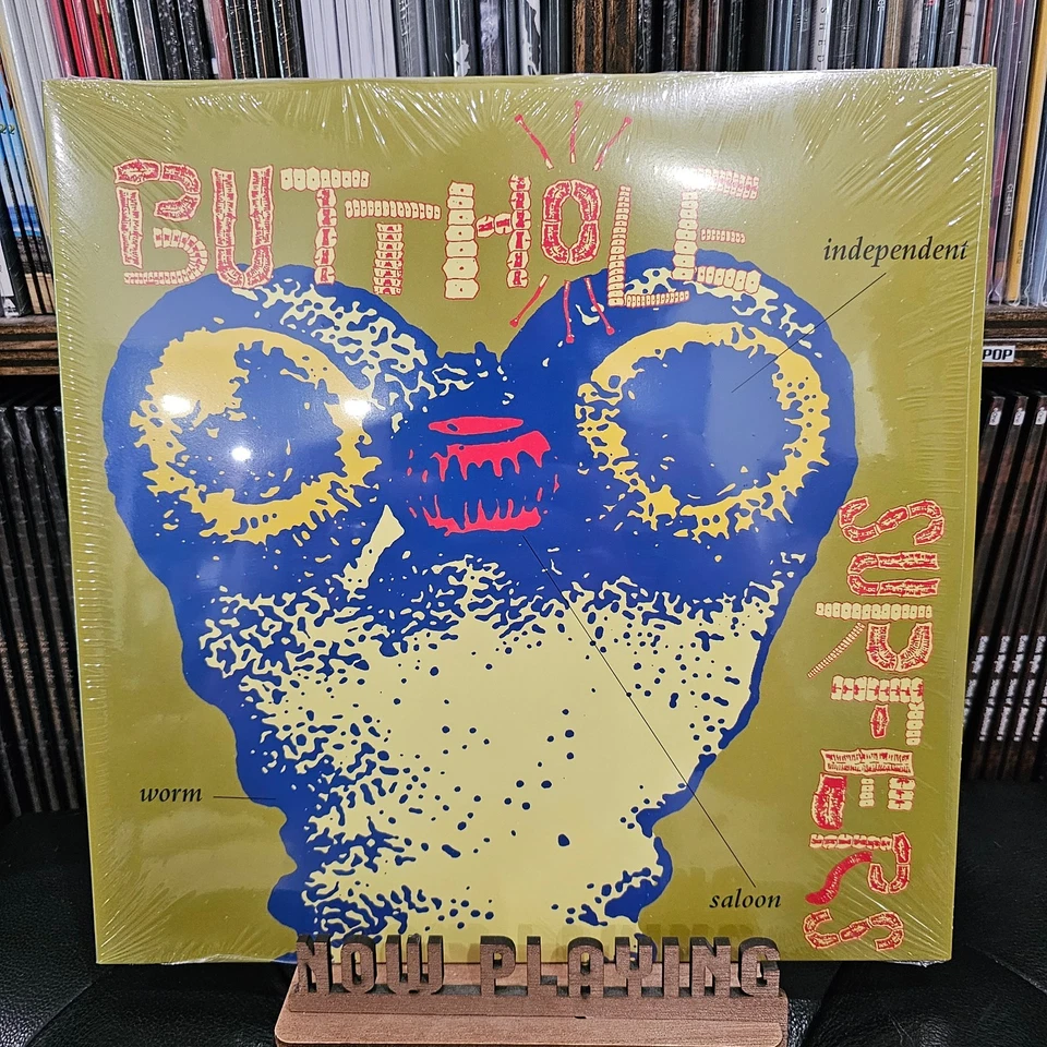 Butthole Surfers - Independent Worm Saloon Blue & Gold Vinyl 2 LP [NEW/SEALED] - Image 1 of 3