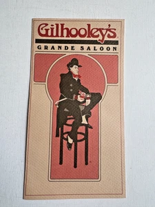Vintage Gilhooley's Grand Saloon Chicago Menu - Picture 1 of 7