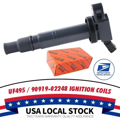 Genuine 90919-02248 UF495 Ignition Coils for 2003-2009 Toyota 4Runner 4.0L V6 - Image 1 of 4
