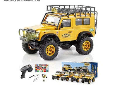 1/24 Scale Land Rover Defender Camel Trophy RC Car Off-Road 4WD Crawler - Image 1 of 4