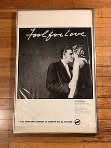 Fool For Love Sam Shepard Circle Repertory Theater Elvis Poster Ed Harris 1983 - Picture 1 of 8