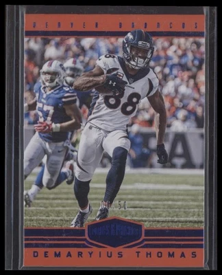 2018 plates and patches football Demaryius Thomas #31 /50 - Image 1 of 2