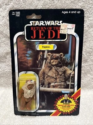 Paploo Ewok 1984 Star Wars ROTJ 79 reverso sellado sin usar, en caja El regreso del Jedi México Foto 1 de 4