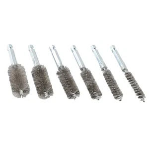 Pack de 6 brosses d'al??sage en acier inoxydable pour perceuse ?? percussion sol - Bild 1 von 12