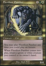 Japanese Fleetfoot Panther ~ Near Mint Planeshift Foreign MTG Magic UltimateMTG