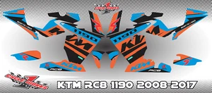 Custom Graphics for RC8 1190 2008 - 2017 Decal Kit Race 9 - Picture 1 of 1