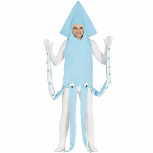 Tintenfisch Kostüm ausgefallenes Krakenkostüm L unisex Faschingskostüm Oktopus - Bild 1 von 1