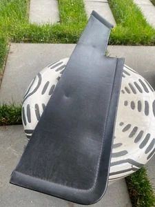 1978-1989 PORSCHE 928 DOOR PANEL INSERT PANEL CENTER COVER right pass BLACK OEM - Picture 1 of 5