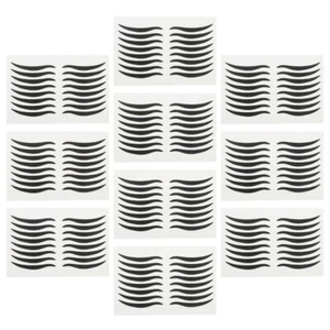 80 Pairs Black Eyeliner Sticker Easy Use Eyeshadow Stickers Women Ladies - Picture 1 of 12