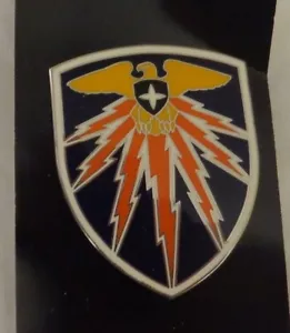 COMBAT SERVICE ID.BADGE- 7TH SIGNAL COMMAND FOR WEAR ON ASUs and DRESS BLUES - Picture 1 of 1