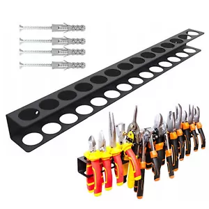 1x Wall Mounted Tool Organizer Steel Storage Rack Screwdriver Hex Wrench Holder - Picture 1 of 12