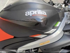 For Aprilia RS660 100% carbon fiber storage tank slider protection cover 2021-25 - Picture 1 of 8