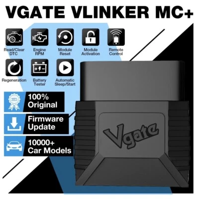 Vgate vLinker MC+ ELM327 BT4.0 V2.3 OBD2 Auto Diagnosegerät Scanner Bimmercode - Bild 1 von 4