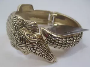 Lizard Bracelet Costume Fashion Jewlery Brass Plated New - Picture 1 of 14