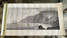 1785 Captain Cook / View of Karakakooa in Owyhee Early Surfing Hawaii Giclee