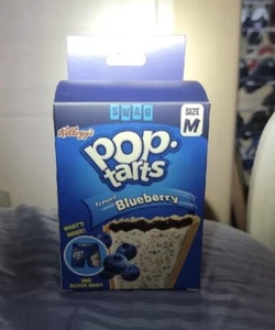 Frosted Blueberry Pop Tarts Novelty Gift Boxer Briefs Mens Size M 32”-34” New - Picture 1 of 3