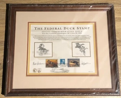 Framed and Signed - The Federal Duck Stamp Artist Commemorative Issue 2005 - Image 1 of 2