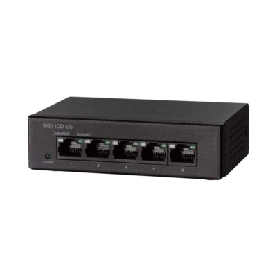 Cisco Small Business SG110D-05-UK-WS - 5 Port 10/100 Unmanaged Desktop Switch - Image 1 of 4