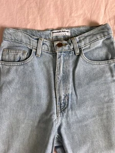 AMERICAN APPAREL ladies light blue denim jeans SIZE 26 UK 6 - Picture 1 of 6