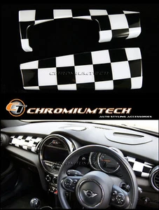 MK3 F55 F56 F57 MINI Cooper/S/ONE Bandera de Chequererd Panel Cubierta LHD NUEVO - Imagen 1 de 7