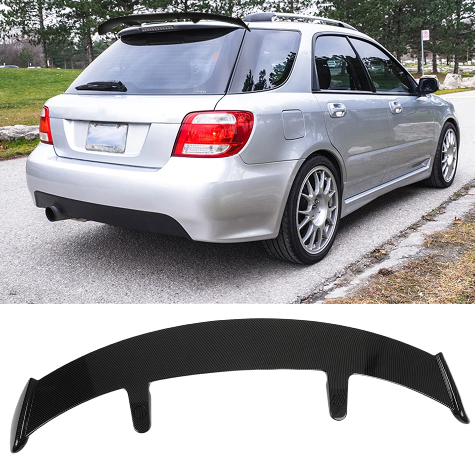 For Saab 9-2X 2005 2006 52'' Rear Trunk Roof Window Spoiler Wing Carbon Fiber - Изображение 1 из 4