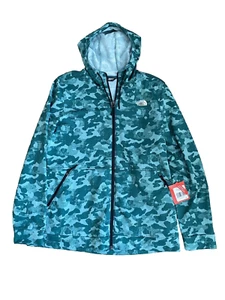 NWT The North Face. Women's W100 Novelty Cinder Hooded Jacket Green Camo Size XL - Picture 1 of 9