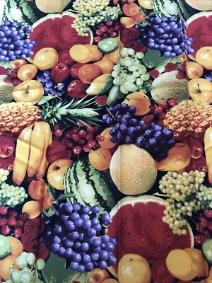 FARMER'S MARKET Vibrant Fruit Print Fat Quarter BY RJR FABRICS - Image 1 of 3