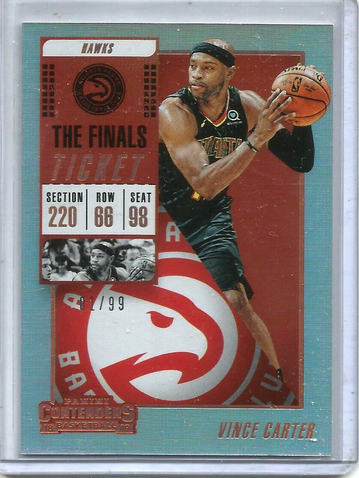 Vince Carter 18/19 Panini Contenders Foil #01/99 - Image 1 of 1