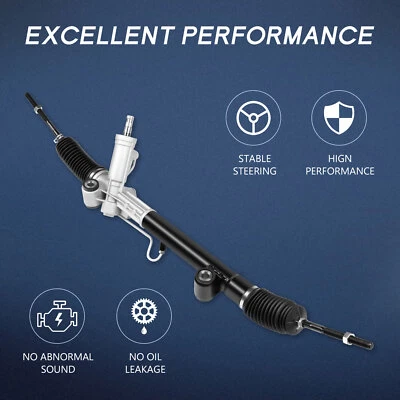 Conjunto completo de cremallera y piñón de dirección asistida ECCPP para Ford Mustang 1985-93 Foto 1 de 4