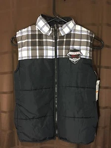 NWT Coogi Girl Size 7 Puffer Vest Black $91msrp - Picture 1 of 7