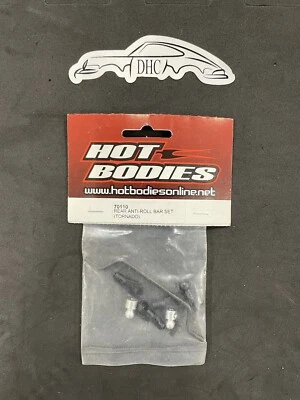 Hot Bodies peça de carro de controle remoto # 70110 conjunto de barra traseira anti-roll para Tornado - Imagem 1 de 2