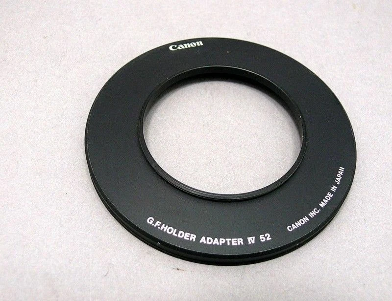 Canon G. F. Holder Adapter IV 52 银色 — 第 1/1 张图片