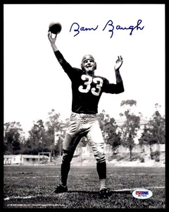 SAMMY BAUGH SIGNED 8X10 WITH PSA COA - WASHINGTON REDSKINS - Picture 1 of 2