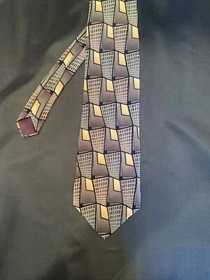 Cocktale Collection Martini Under Microscope Men’s Tie 58x3.5" 100% Silk Necktie - Image 1 of 3
