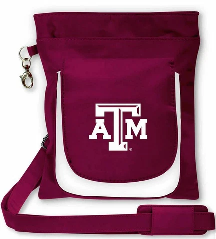 Charm 14 NCAA Crossbody Handbag Women's- Embroidered Logo by Little Earth Cover