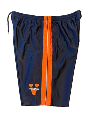 UVA UNIVERSITY of VIRGINIA CAVALIERS Pro Edge Blue ATHLETIC SHORTS, SIZE L - Image 1 of 4