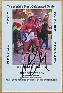 THE NAKED COWBOY, 100% AUTHENTIC AUTOGRAPHED PHOTO, A SUPERSTAR, COOL ! - Picture 1 of 1